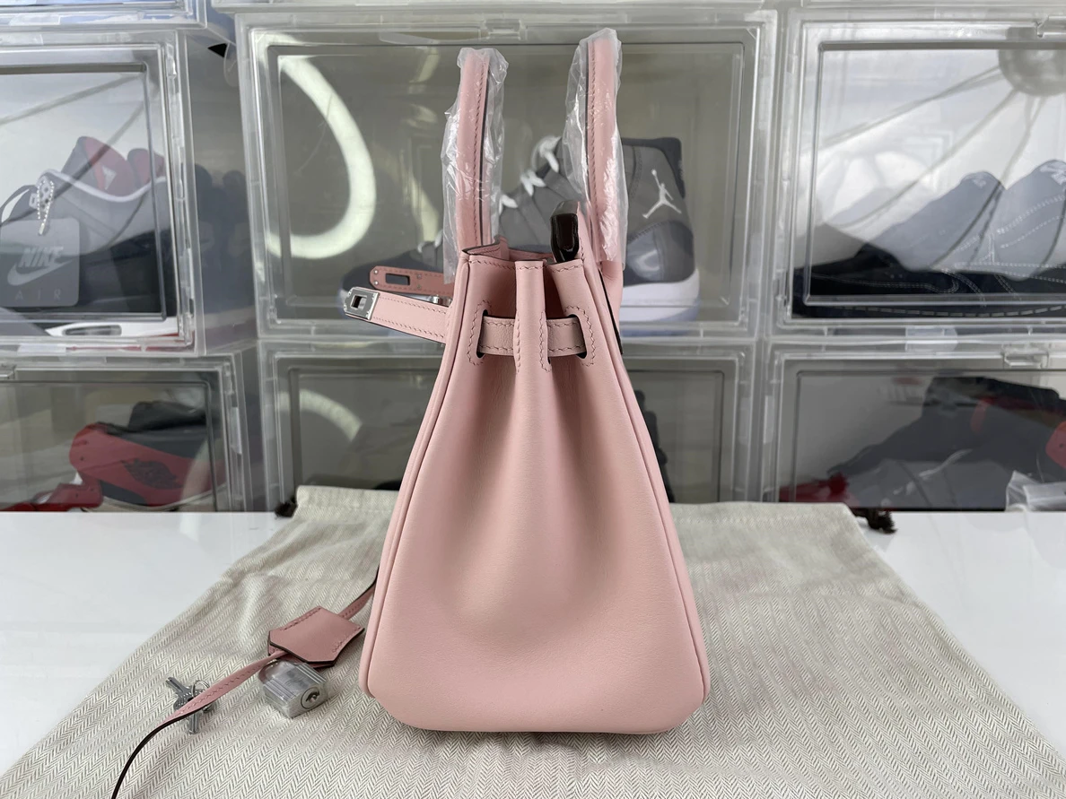 8799 Hermes Pink full hand made bag, ( 25 x 20 x 14cm) GoAnywhere 218
