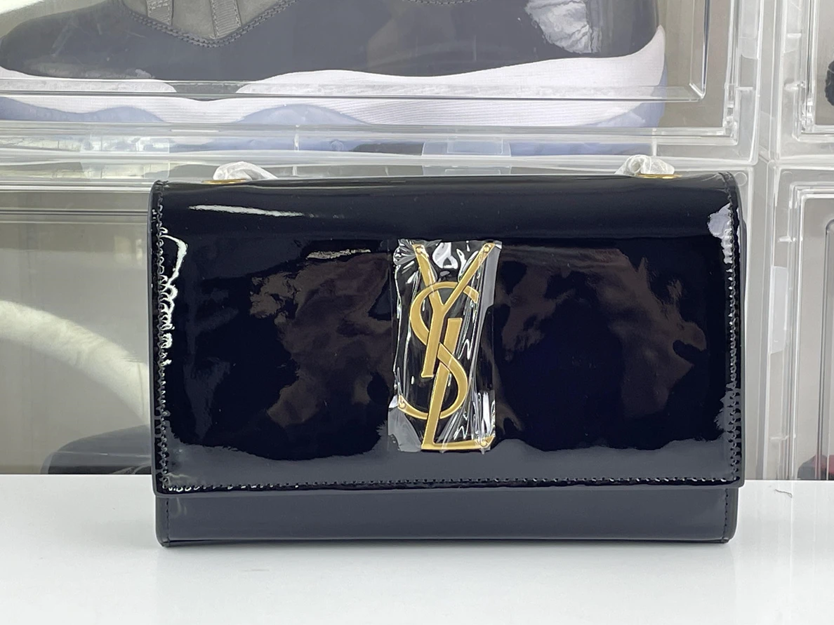 8960 Saint Laurent YSL Black Bright leather ladies bag TopPick 245