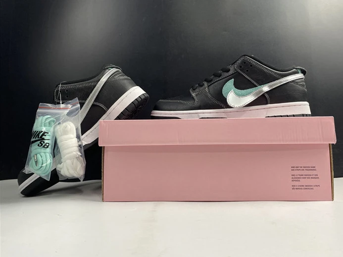 8975 Nike SB Dunk Low Diamond Supply Co Black Diamond BV1310 GoodFit 2166