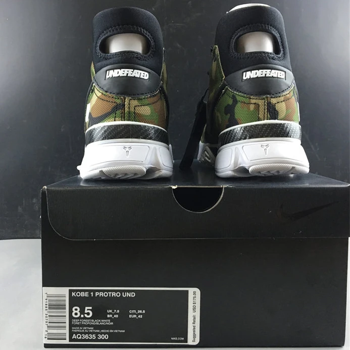 9053 Nike Kobe 1 Protro Undefeated Camo AQ3635- Affordable 2306
