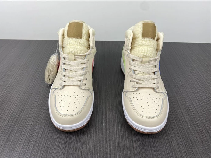 9102 Jordan1 Mid Fleece Pearl White DO2207- SportInspired 444
