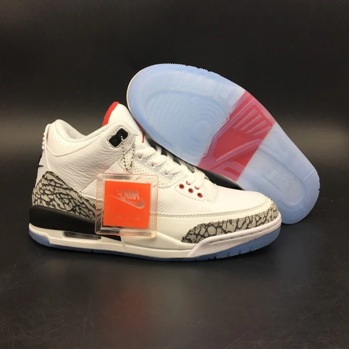 9213 Jordan3 Free Throw Line White Cement 923096- HighQuality 775