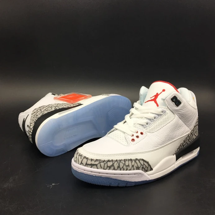 9213 Jordan3 Free Throw Line White Cement 923096- HighQuality 775
