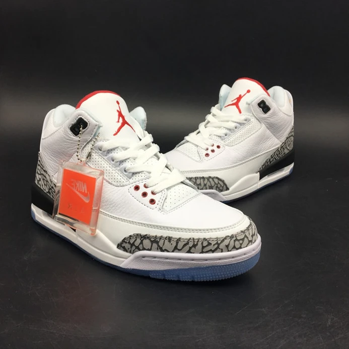 9213 Jordan3 Free Throw Line White Cement 923096- HighQuality 775