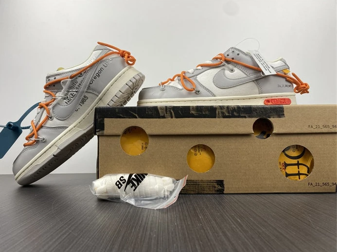 9366 Nike Dunk Low Off-White Lot 44 DM1602- ModernLook 2346