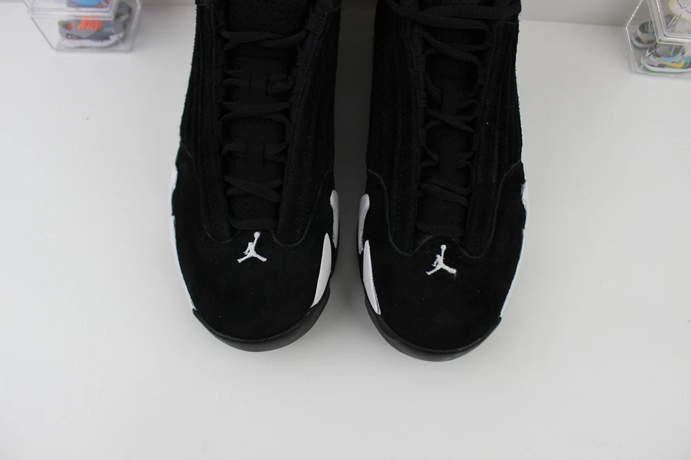 9442 GOAT Air Jordan 14 Black White DailyWear 1173