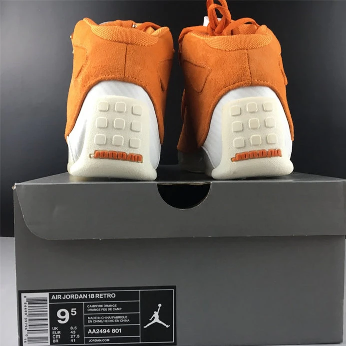 9480 Jordan 18 Retro Campfire Orange AA2494- AllSeason 1197