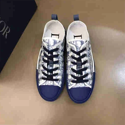 9542 DR B23 LOW TOP OBLIQUE SNEAKER BLUE GoAnywhere 1614