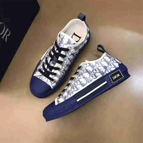 9542 DR B23 LOW TOP OBLIQUE SNEAKER BLUE GoAnywhere 1614