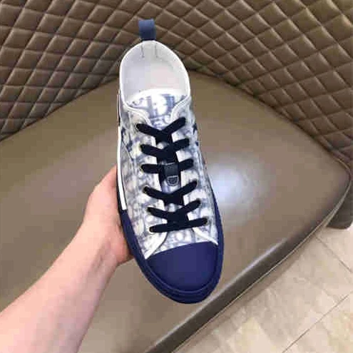 9542 DR B23 LOW TOP OBLIQUE SNEAKER BLUE GoAnywhere 1614