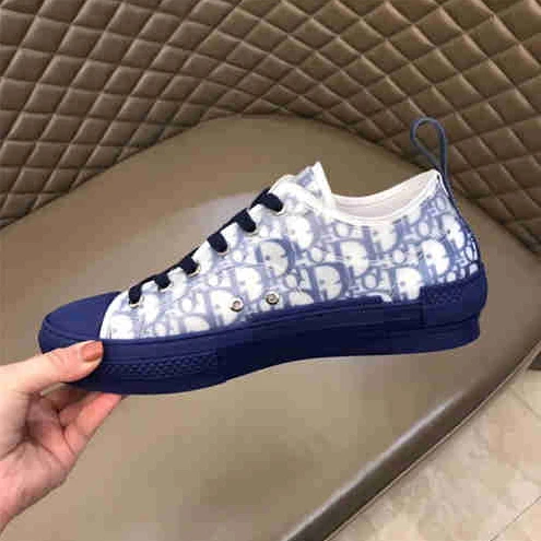 9542 DR B23 LOW TOP OBLIQUE SNEAKER BLUE GoAnywhere 1614
