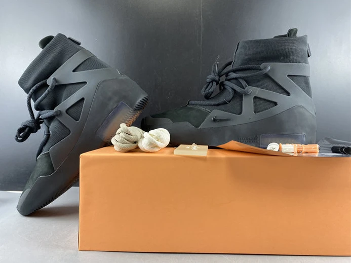 9560 Nike Air Fear of God 1 Triple Black AR4237- ModernLook 2734