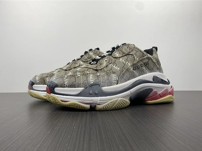 9572 Gucci x BLCG The Hacker Project Triple S Beige 681066 ULZ10 AllSeason 1703