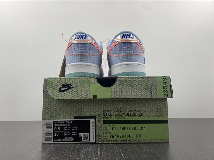 9675 Nike Dunk Low Union Passport Pack Argon DJ9649- NewStyle 1930
