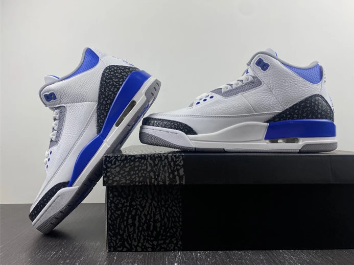9763 Jordan 3 Retro Racer Blue CT8532- Comfortable 727