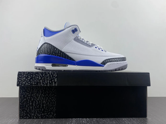 9763 Jordan 3 Retro Racer Blue CT8532- Comfortable 727