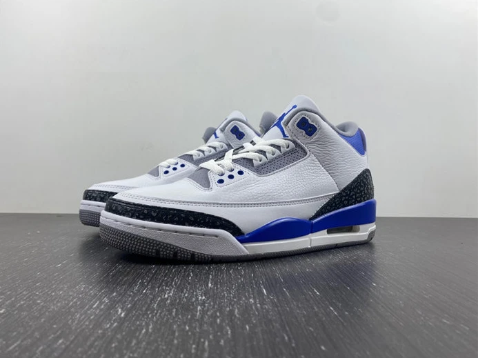 9763 Jordan 3 Retro Racer Blue CT8532- Comfortable 727