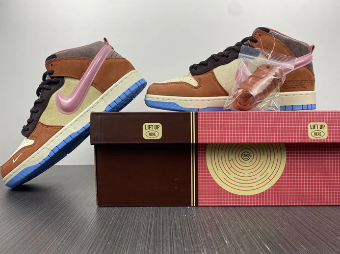 9834 Nike Dunk Mid Social Status Free Lunch Chocolate Milk DJ1173- NewStyle 1937