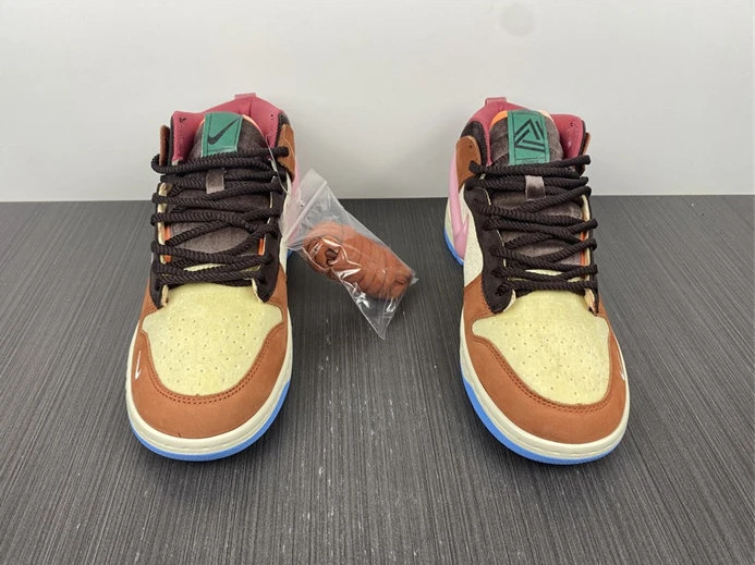 9834 Nike Dunk Mid Social Status Free Lunch Chocolate Milk DJ1173- NewStyle 1937