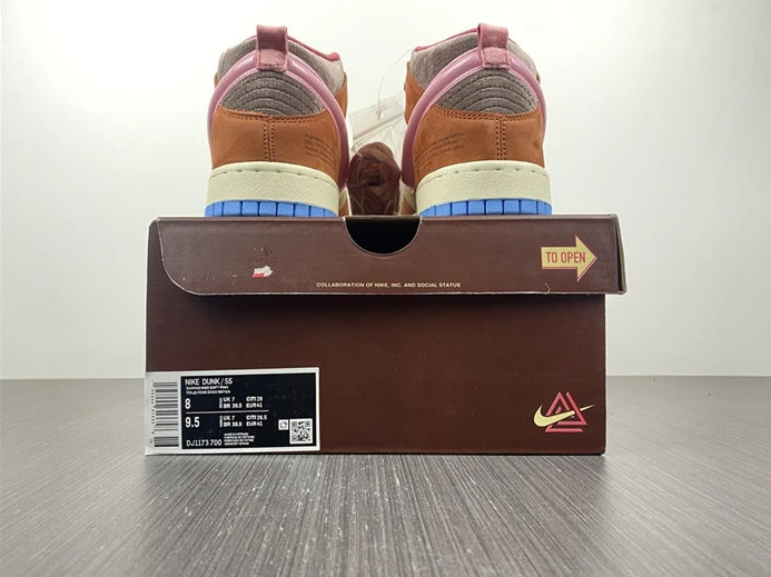 9834 Nike Dunk Mid Social Status Free Lunch Chocolate Milk DJ1173- NewStyle 1937