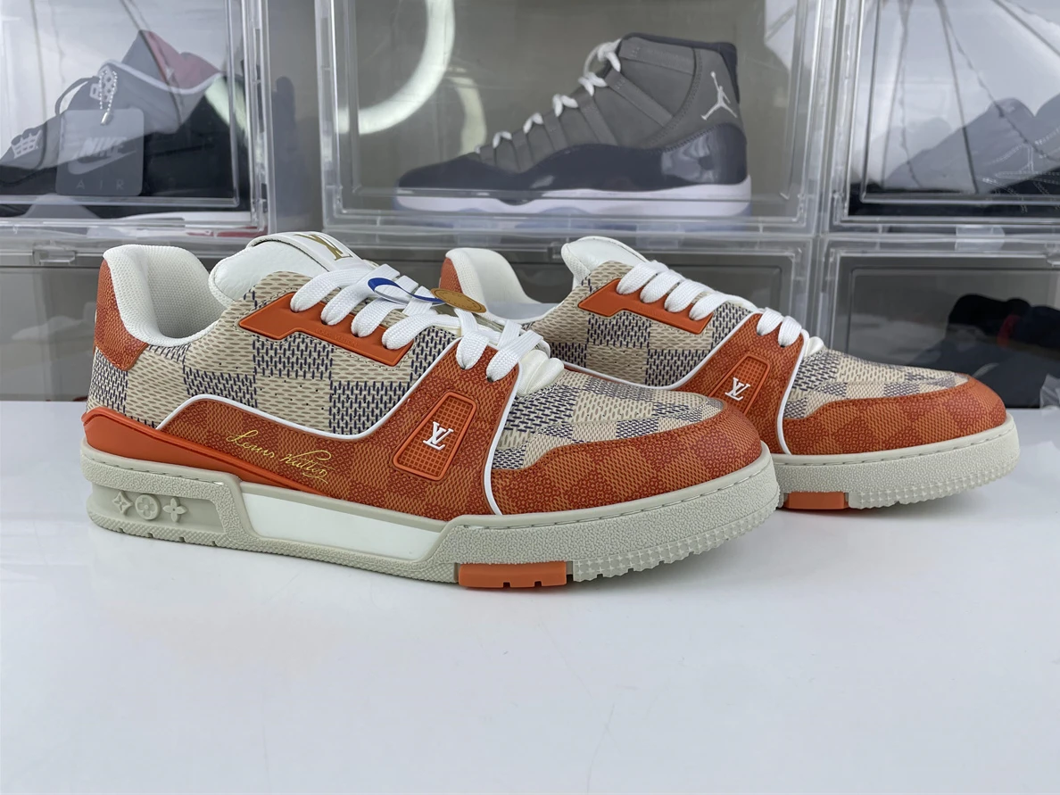 9869 LV Orange #54 skate shoes UrbanStyle 182
