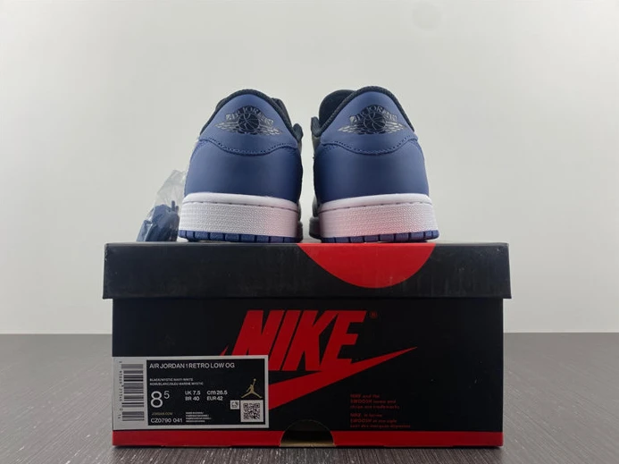 9940 Jordan 1 Retro Low OG Mystic Navy CZ0790- SmartChoice 661