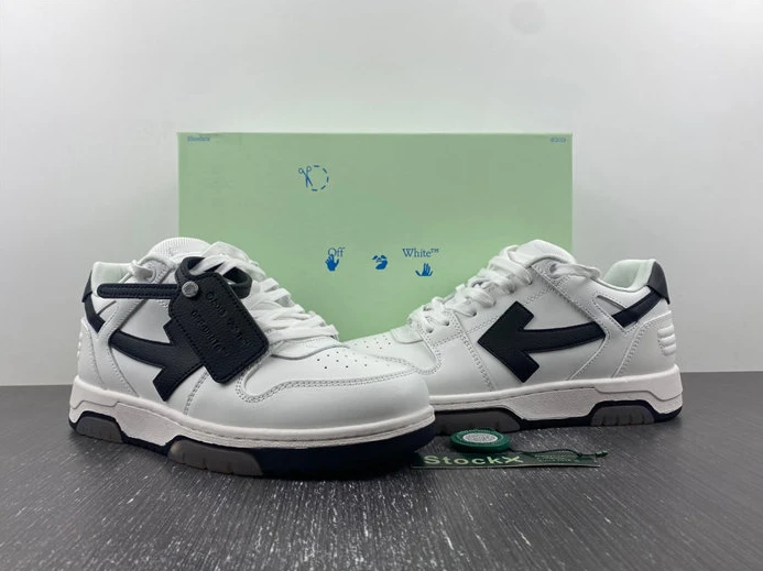9953 OFF-WHITE Out Of Office OOO 30 MM Low Tops Black White Blue OMIA189C99LEA Popular 1430