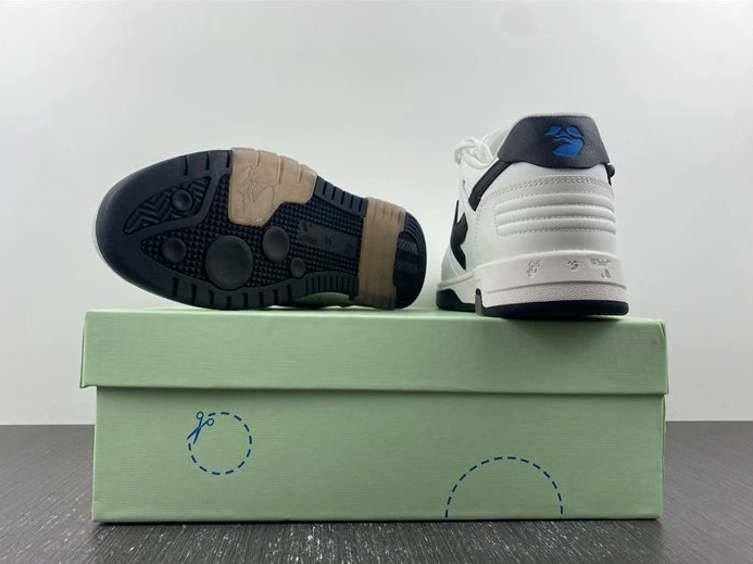 9953 OFF-WHITE Out Of Office OOO 30 MM Low Tops Black White Blue OMIA189C99LEA Popular 1430