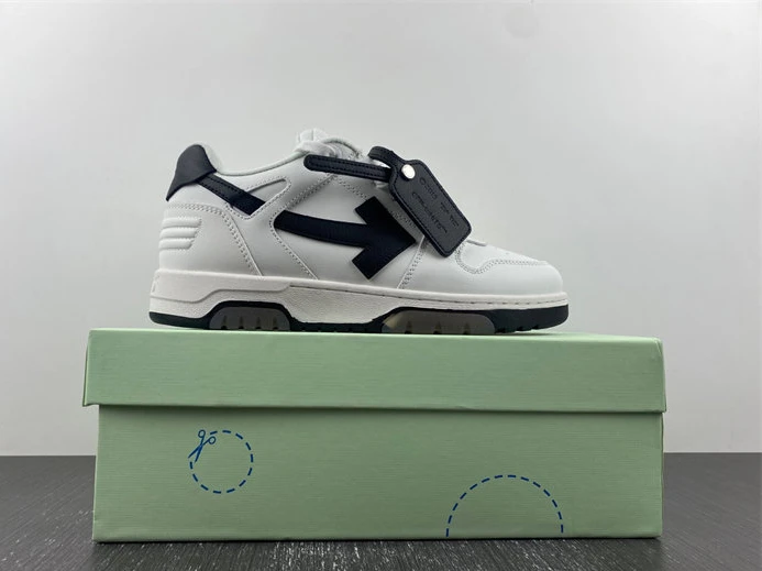 9953 OFF-WHITE Out Of Office OOO 30 MM Low Tops Black White Blue OMIA189C99LEA Popular 1430
