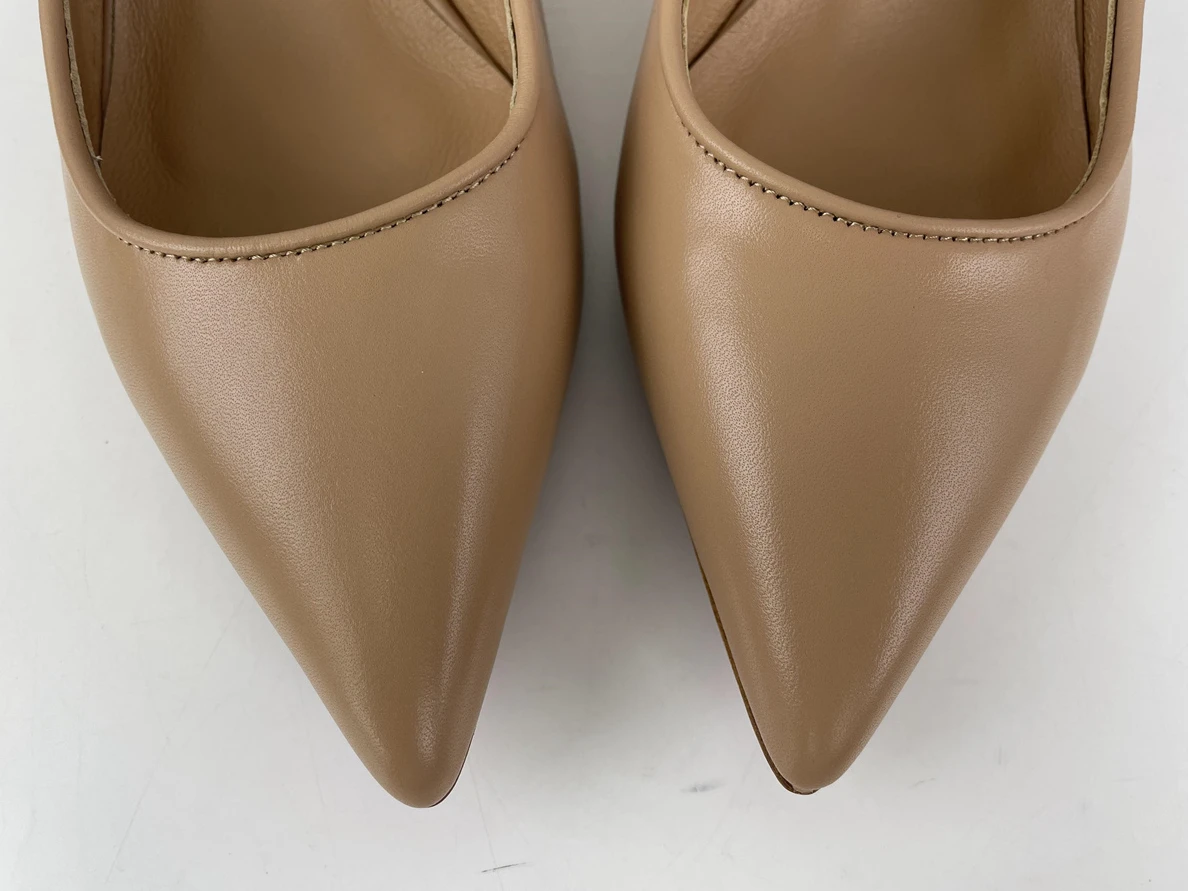 9985 Christian Louboutin CL Brown Red bottom heel AllSeason 3534