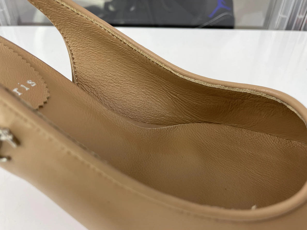 9985 Christian Louboutin CL Brown Red bottom heel AllSeason 3534