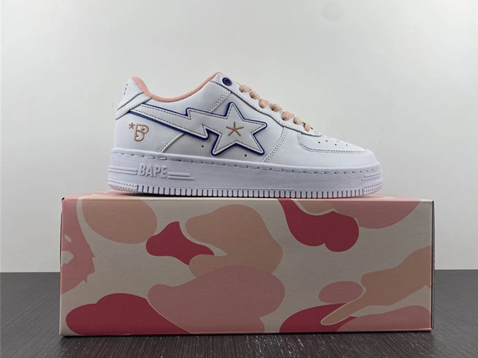A Bathing Ape Bape Sta BAPY White Pink GoAnywhere 2801