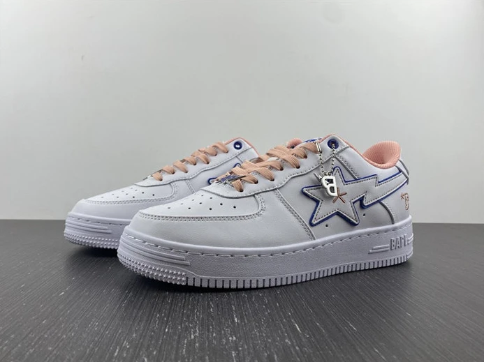 A Bathing Ape Bape Sta BAPY White Pink GoAnywhere 2801