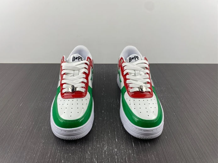 A Bathing Ape Bape Sta Low Green White Red StreetReady 2794