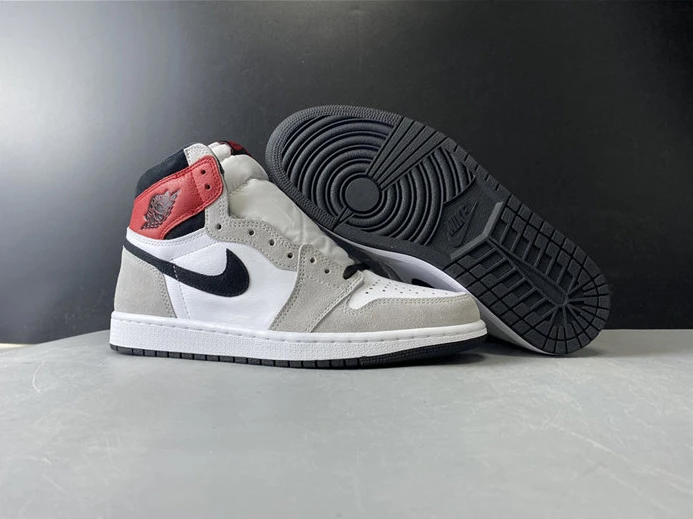 Affordable 1041 Jordan1 Retro Light Smoke Grey 555088- 498