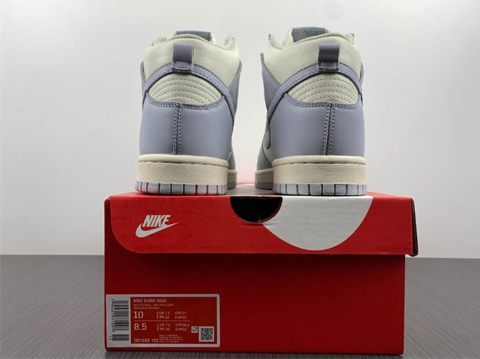 Affordable 1627 Nike Dunk High Sail Football Grey DD1869- 2007