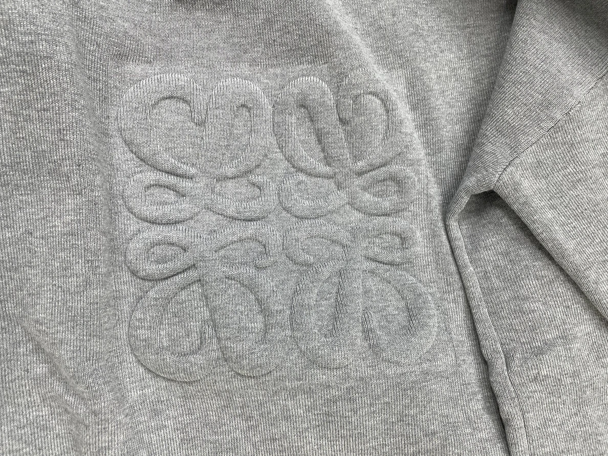 Affordable 2073 Loewe Embossed Grey Weater 50