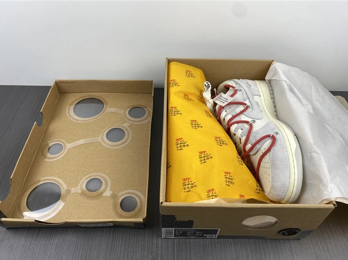 Affordable 2995 Nike Dunk Low Off-White Lot 33 DJ0950- 1954
