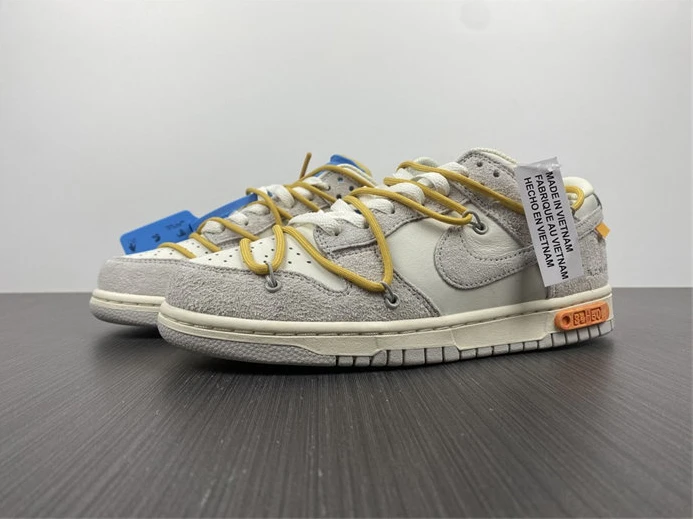 Affordable 3381 Nike Dunk Low Off-White Lot 34 DJ0950- 1952