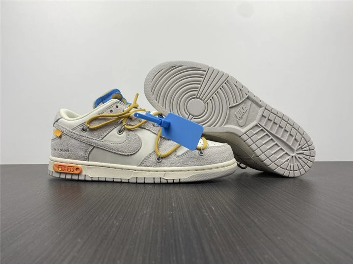 Affordable 3381 Nike Dunk Low Off-White Lot 34 DJ0950- 1952