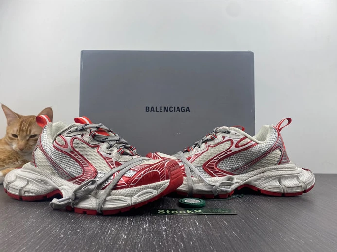 Affordable 3444 Balenciaga 3XL White Red 734734 W3XL2 3338