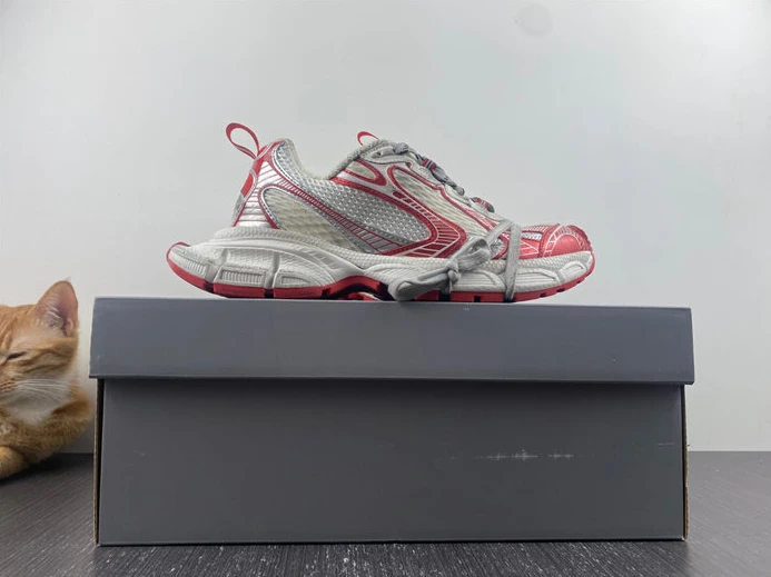 Affordable 3444 Balenciaga 3XL White Red 734734 W3XL2 3338