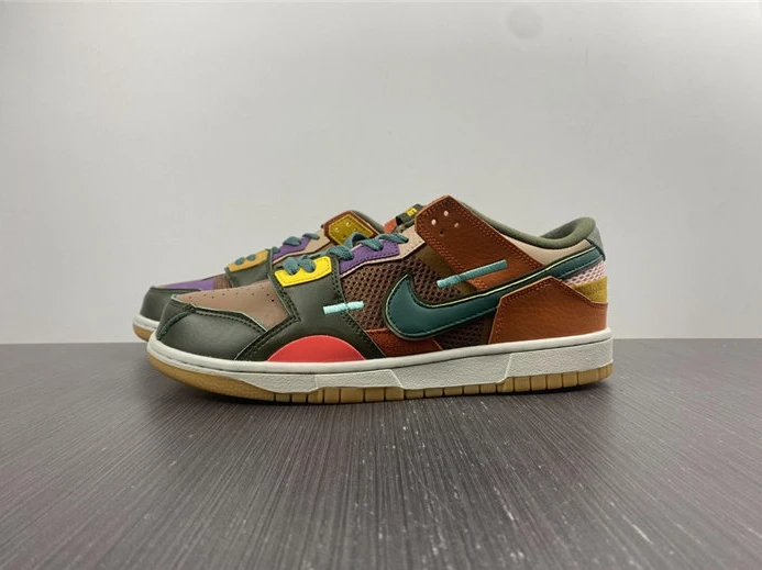 Affordable 5761 Nike Dunk Low Scrap Archeo Brown DB0500- 2042