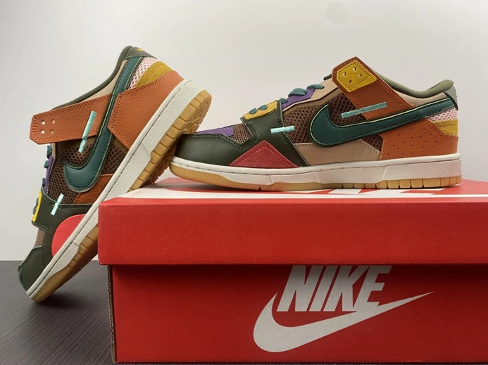 Affordable 5761 Nike Dunk Low Scrap Archeo Brown DB0500- 2042