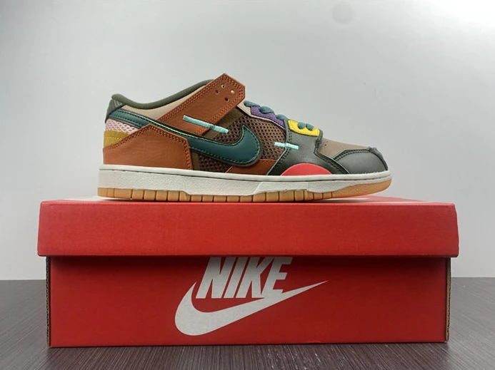 Affordable 5761 Nike Dunk Low Scrap Archeo Brown DB0500- 2042
