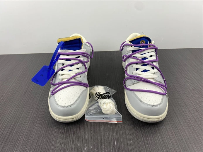 Affordable 8825 Nike Dunk Low Off-White Lot 48 DM1602- 1911