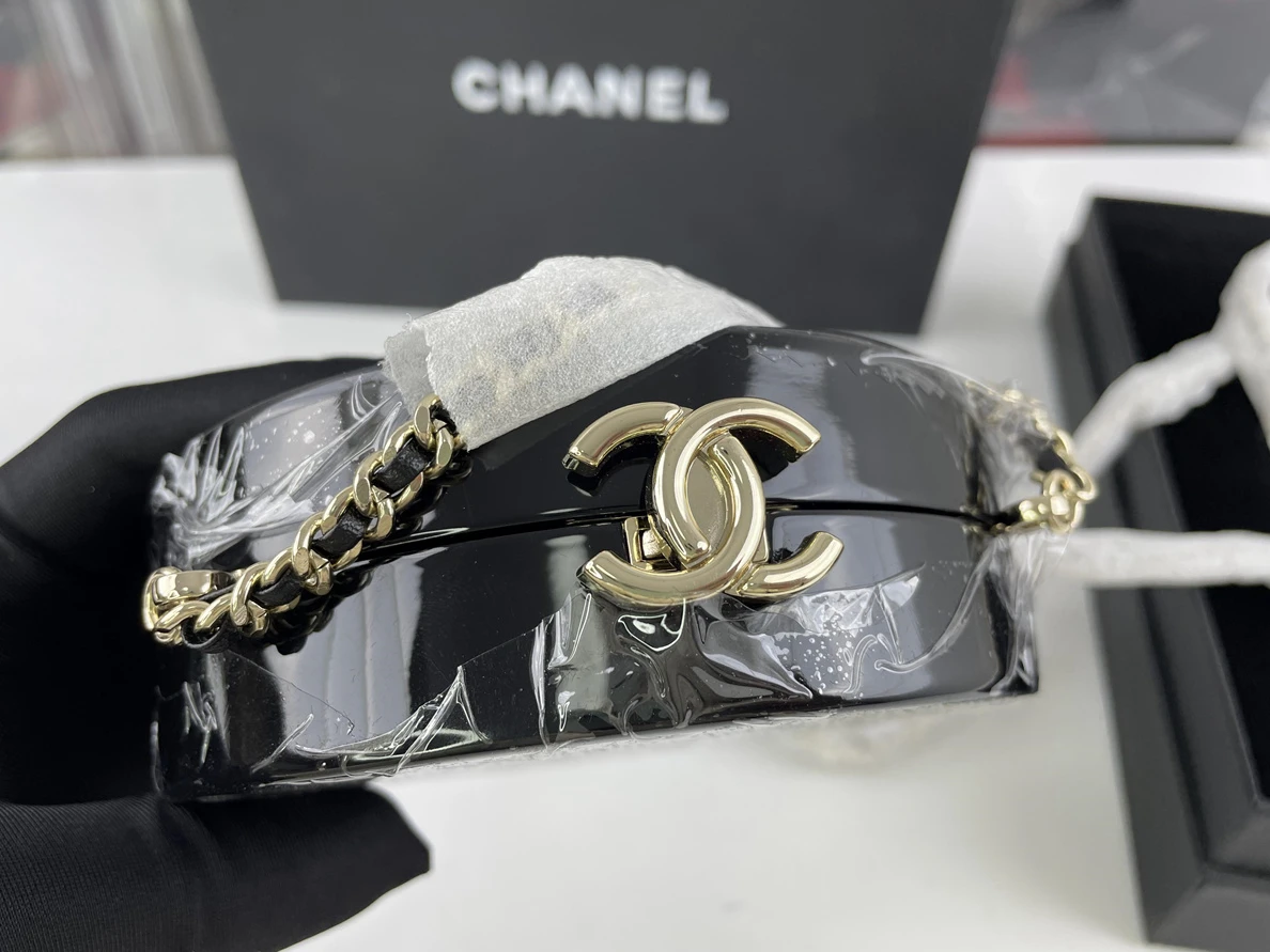 Affordable CHANEL Black White Camellia Flower bag (10 x 10 x 3 cm) 239