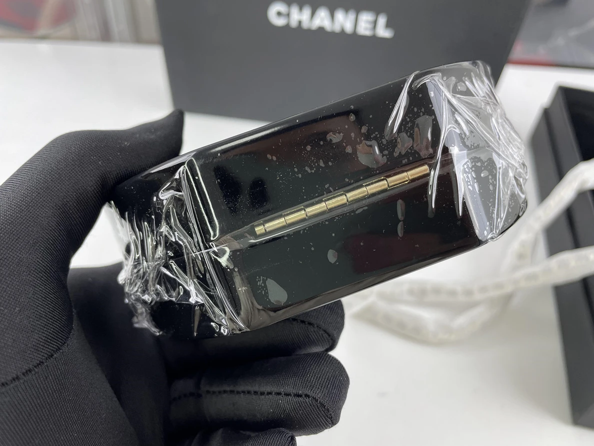 Affordable CHANEL Black White Camellia Flower bag (10 x 10 x 3 cm) 239