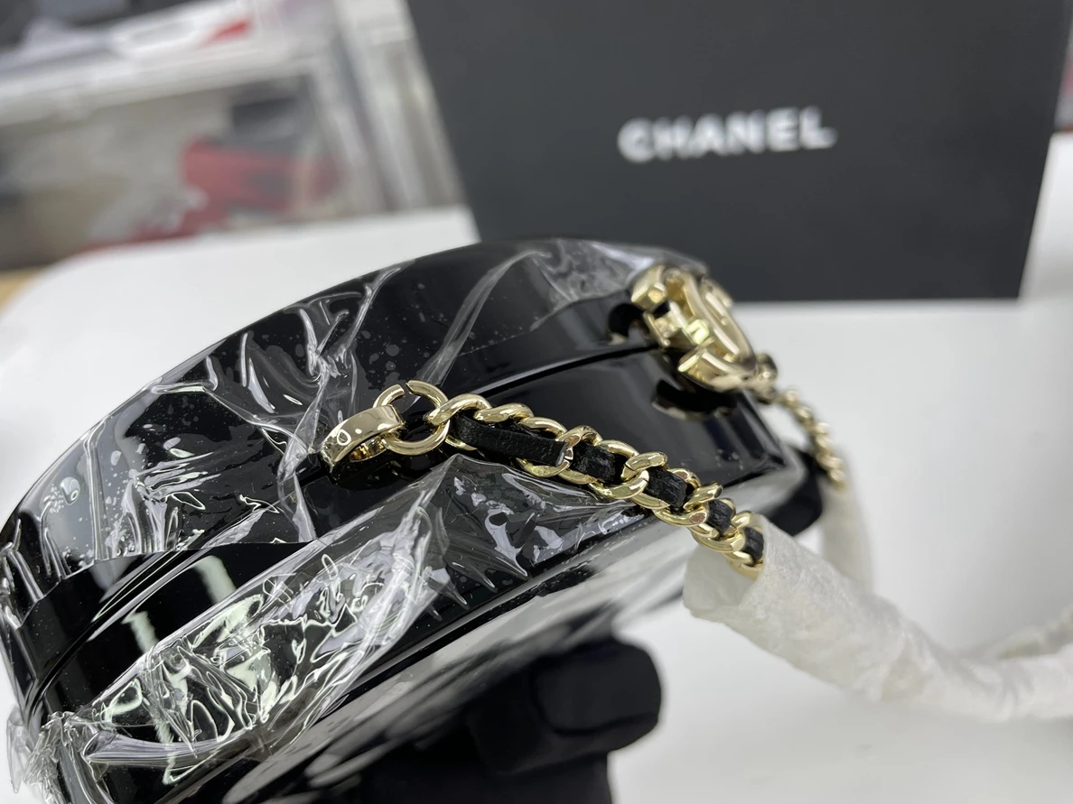 Affordable CHANEL Black White Camellia Flower bag (10 x 10 x 3 cm) 239