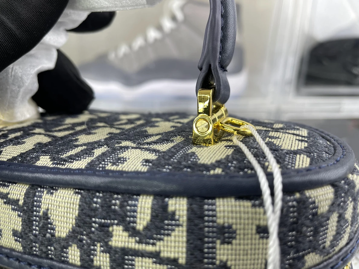 Affordable Dior 30 Montaigne mini vanity Blue Oblique Bag (16x  8 x 9.5 cm) 260